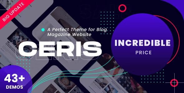 Ceris - Magazine and Blog WordPress Theme