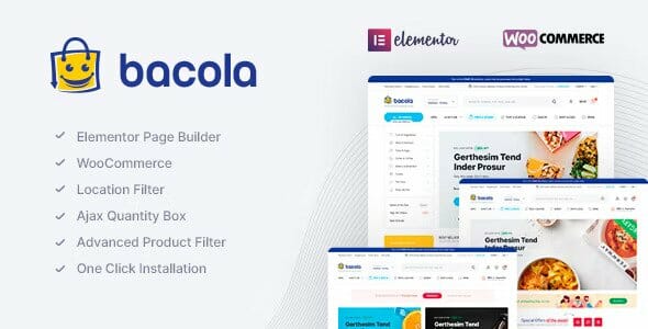 Bacola - Grocery Store and Food eCommerce Theme