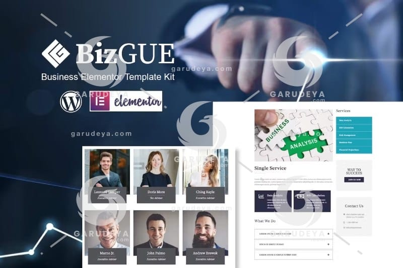 BizGUE - Business Elementor Template Kit