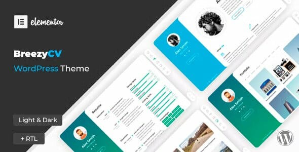 BreezyCV WordPress CVResume Theme