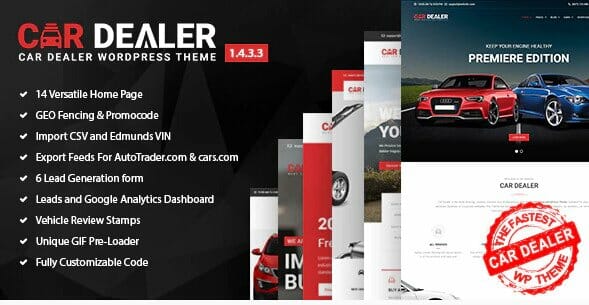 Car Dealer - Automotive Responsive WordPress Theme