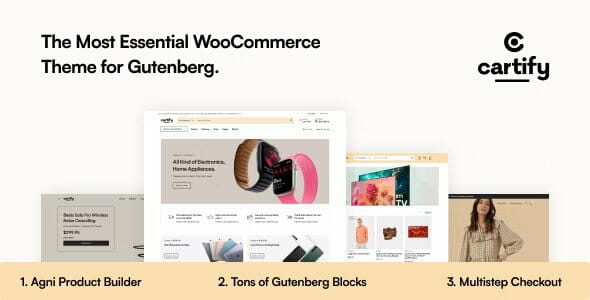 Cartify - WooCommerce Gutenberg WordPress Theme