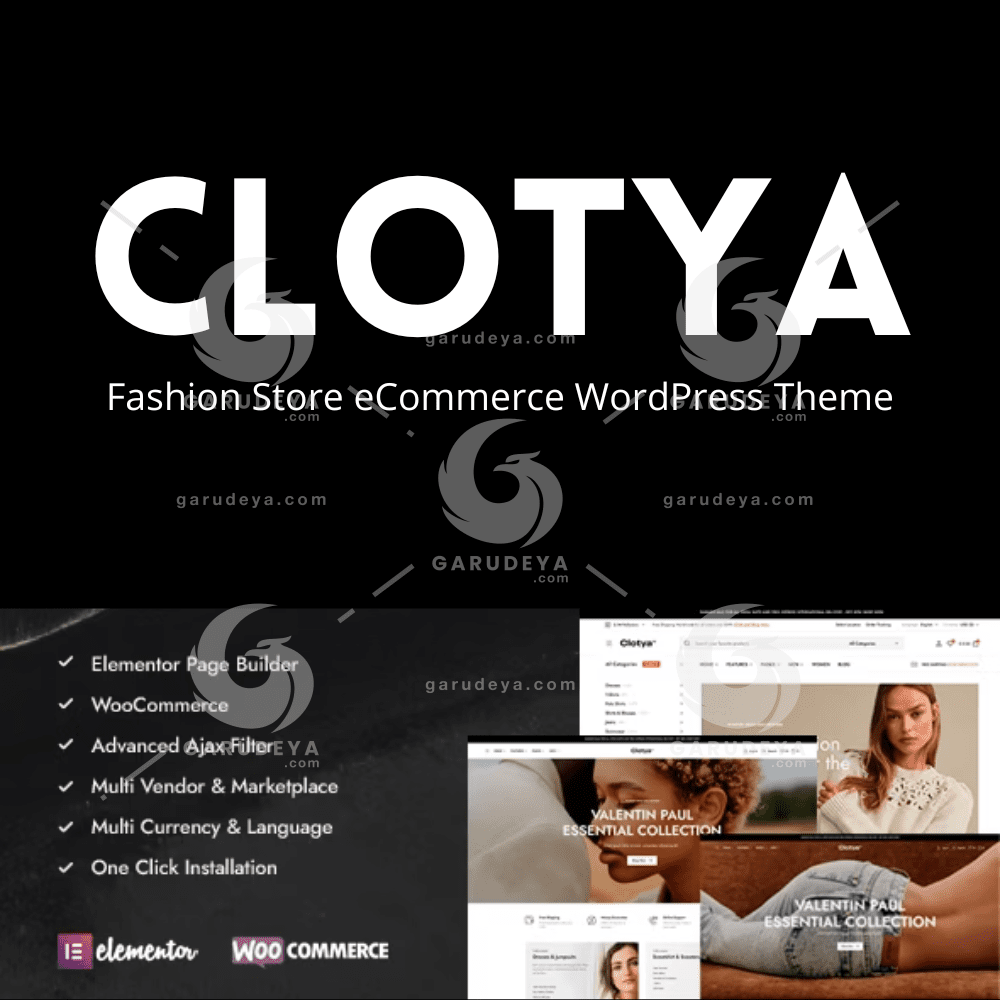 Clotya - Fashion Store eCommerce WordPress Theme