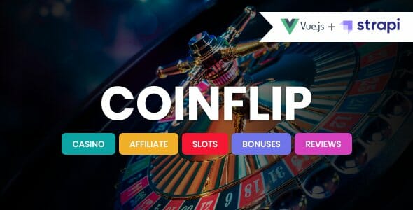 Coinflip - Casino Affiliate & Gambling WordPress Theme