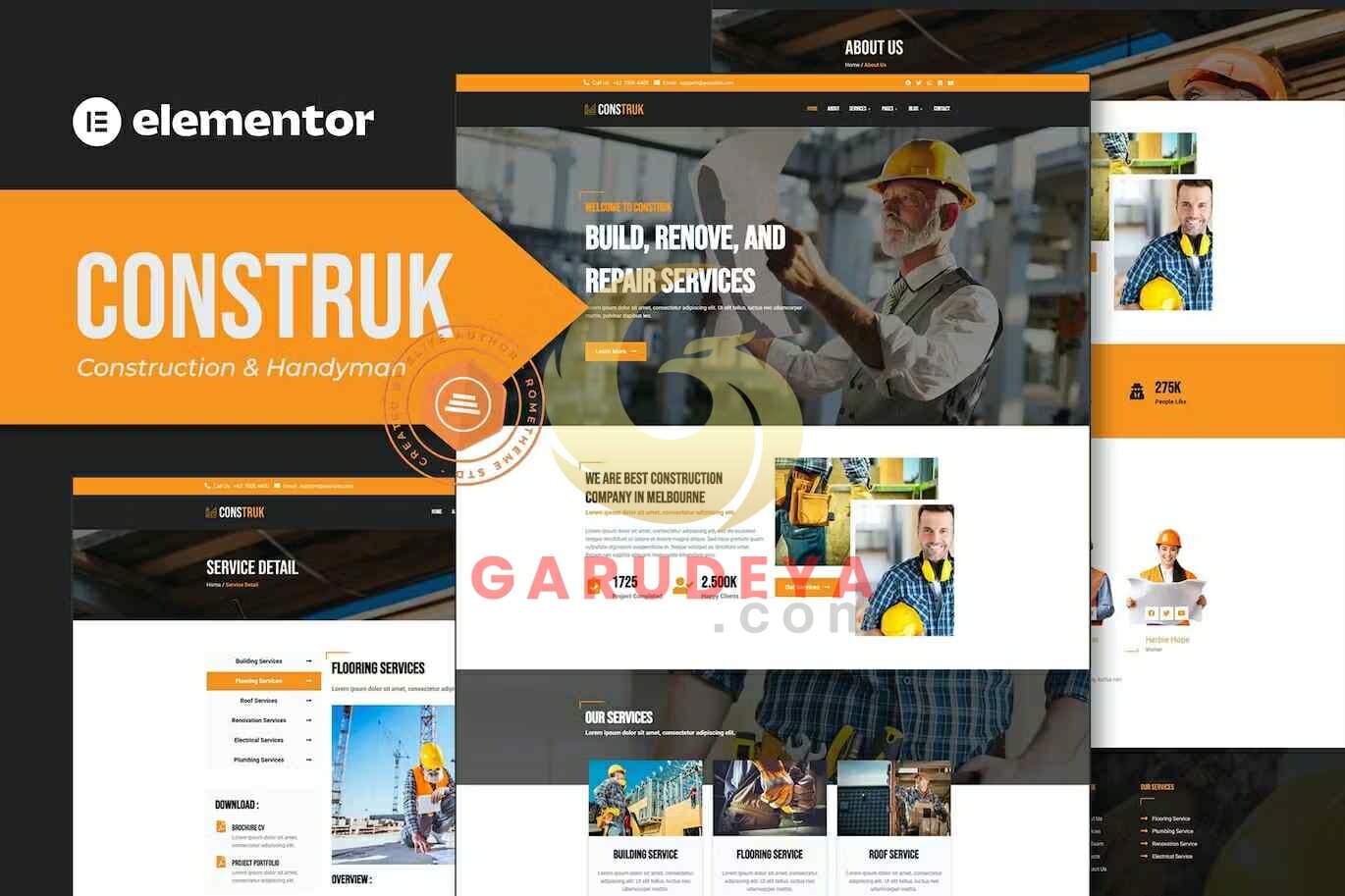 Construk - Construction Elementor Template Kit