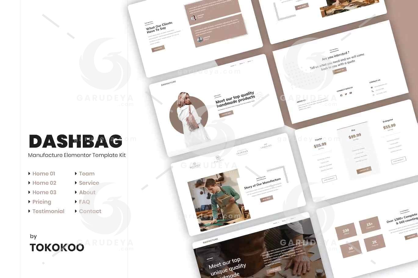 DashBag | Fashion Store Elementor Template Kit