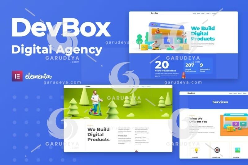 DevBox — Creative Digital Agency Elementor Template Kit