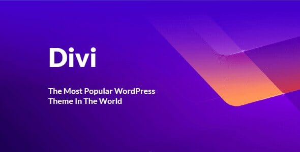 Divi WordPress Theme By Elegant Theme