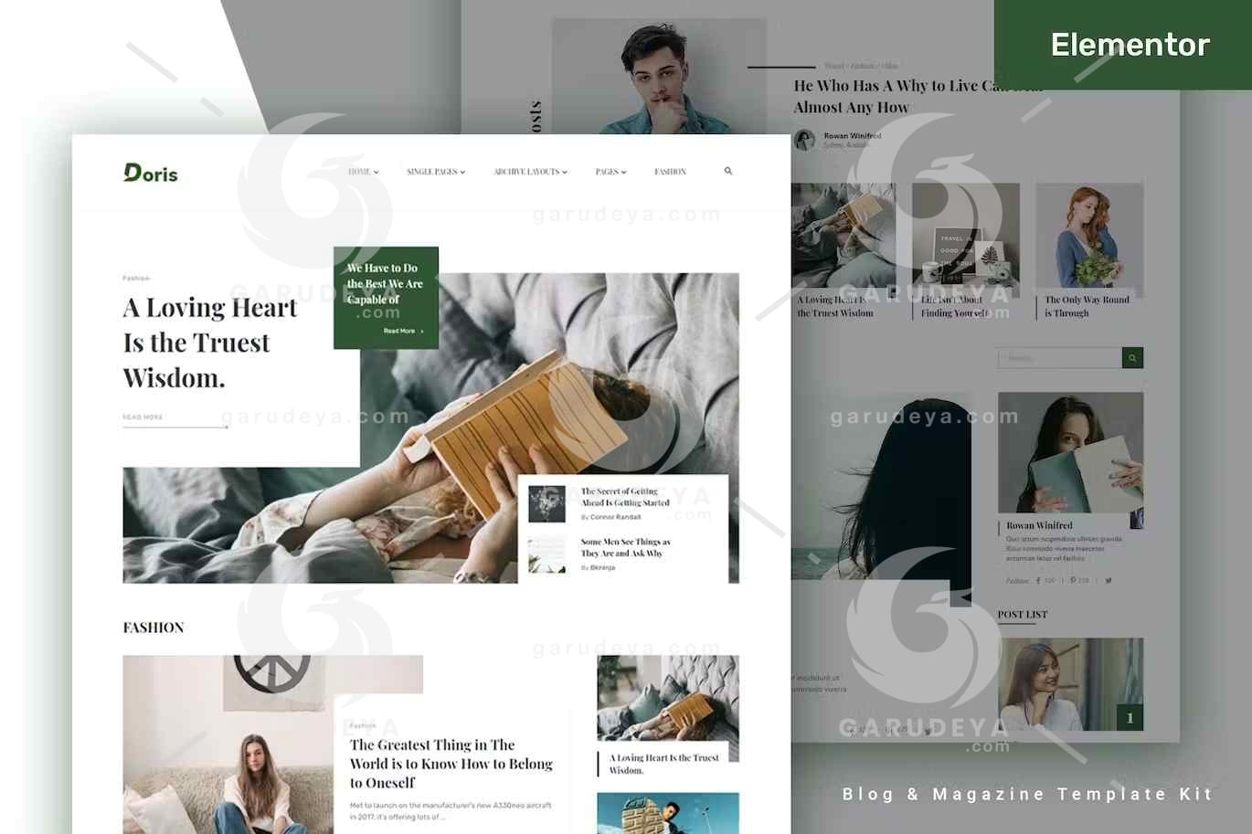 Doris - Blog & Magazine Template Kit