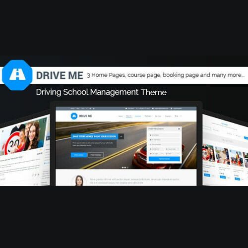 Driveme - Driving School WordPress Theme