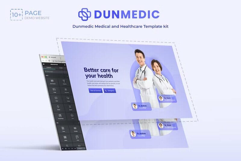 Dunmedic - Medical & Healthcare Elementor Template Kit