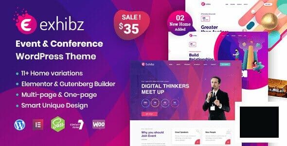 Exhibz Event Conference WordPress Theme