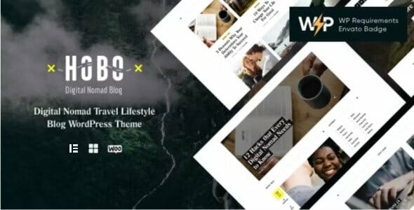 Hobo - Digital Nomad Travel Lifestyle Blog WordPress Theme