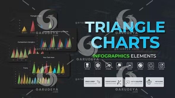 Infographic - Triangle Charts 51140933