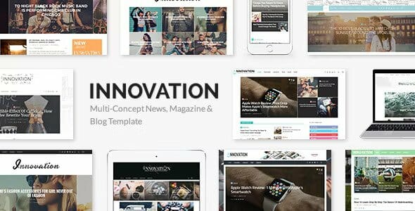 Innovation Multi-Concept News, Magazine & Blog Theme