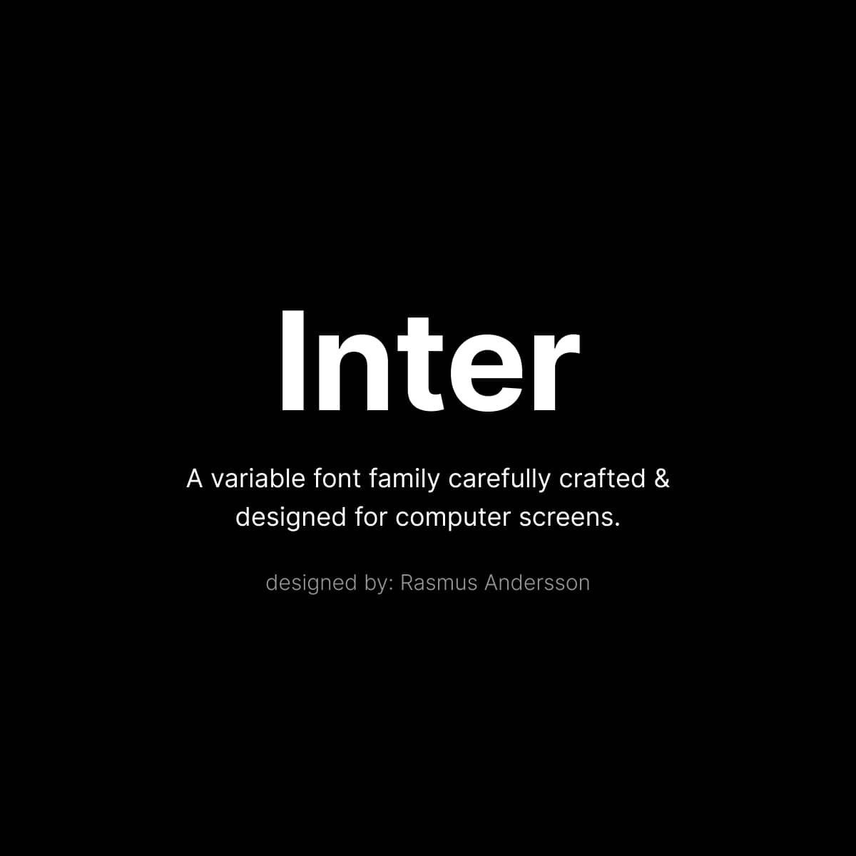 Inter Font