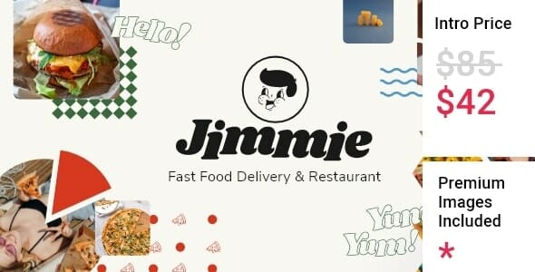 Jimmie - Fast Food Delivery and Restaurant Theme