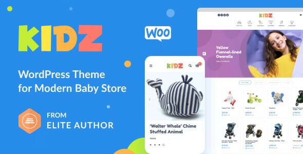 KIDZ Baby Shop And Kids Store Theme