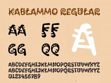 Kablammo Font