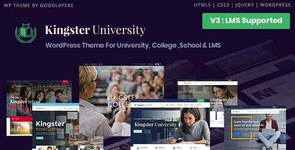 Kingster - Education WordPress For University, College and School