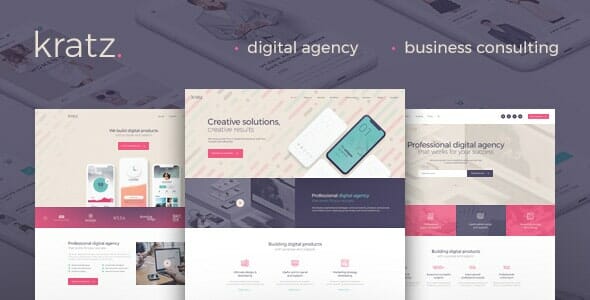 Kratz | Digital Agency Marketing and SEO WordPress Theme