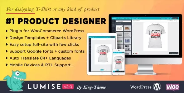 Lumise Product Designer Woocommerce