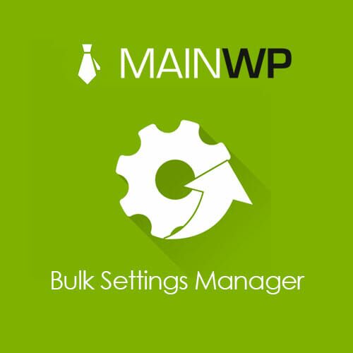 MainWP Bulk Settings Manager Extension