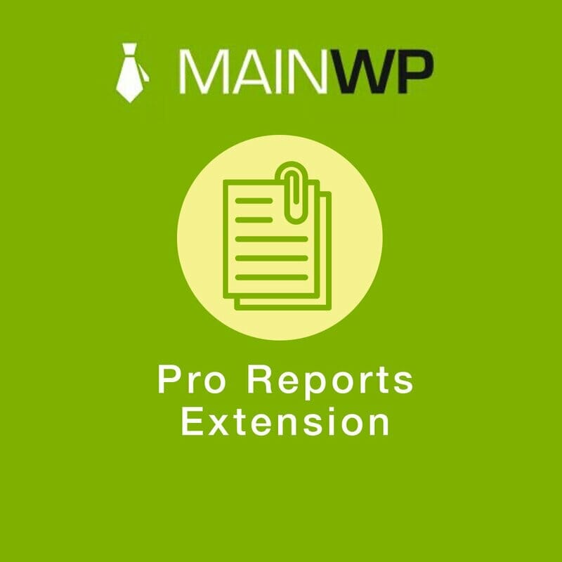 MainWP Pro Reports Extension