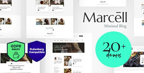 Marcell - 20+ Layouts Multi-Concept Personal Blog & Magazine WordPress Theme