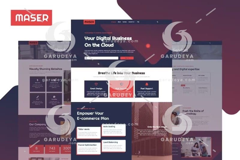 Maser - Web Design Agency Elementor Template Kit