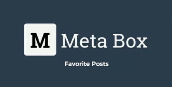 Meta Box Favorite Posts