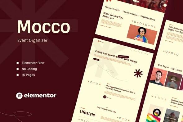 Moocoo - Event Organizer Elementor Template Kit