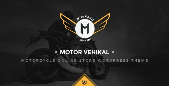 Motor Vehikal - Motorcycle Online Store WordPress Theme