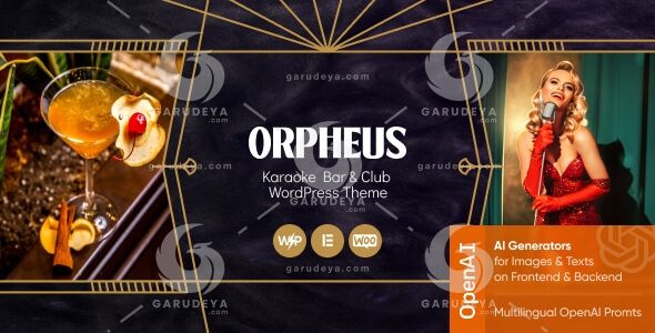 Orpheus - Karaoke Bar & Club WordPress Theme