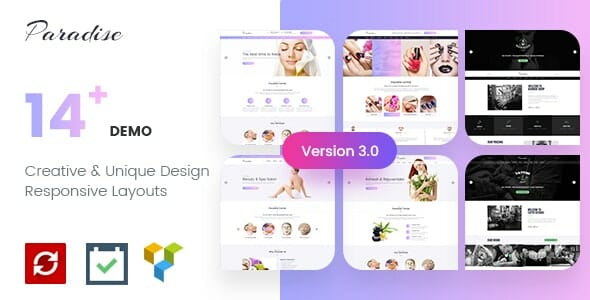 Paradise - Multipurpose Spa & Beauty WordPress Theme