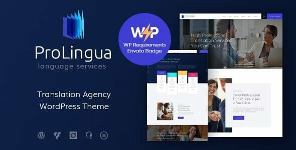 ProLingua Translation Bureau & Interpreting Services WordPress Theme