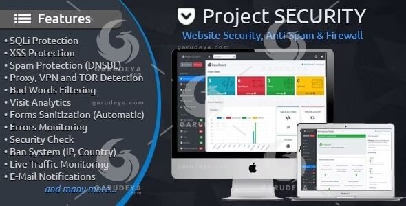 Project SECURITY – Website Security, Anti-Spam & Firewall