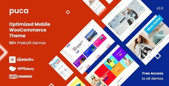 Puca - Optimized Mobile WooCommerce Theme