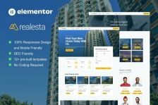 Realesta – Real Estate Elementor Template Kit