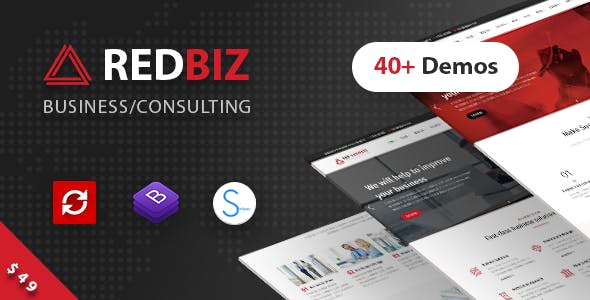 RedBiz - Finance & Consulting Multi-Purpose WordPress Theme