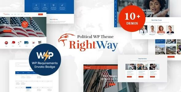 Right Way Election Campaign and Political Candidate WordPress Theme