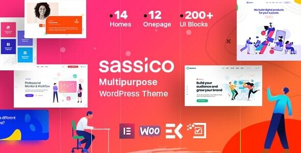 Sassico - Saas Startup Multipurpose WordPress Theme