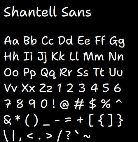 Shantell Sans Font