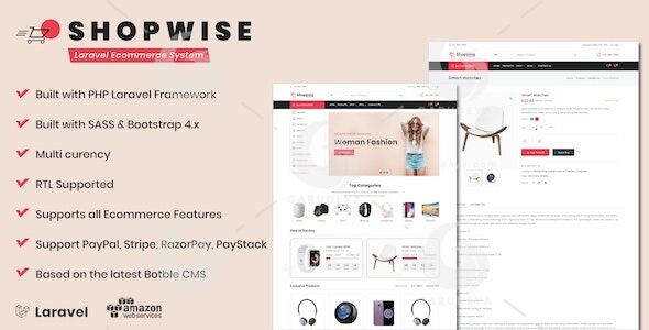 Shopwise - Laravel Ecommerce Multilingual System