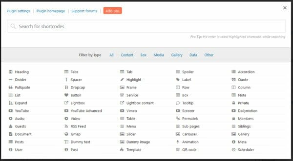 Shortcodes Ultimate for AMP