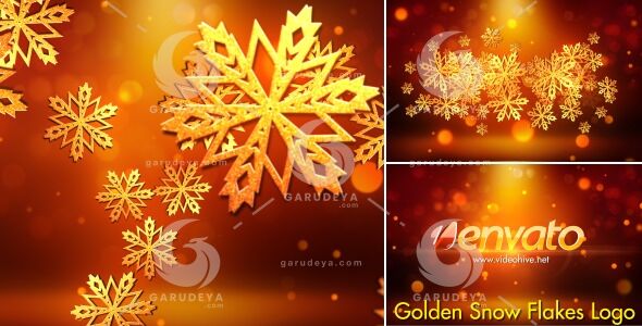 Snowflakes Logo - VideoHive 6122075