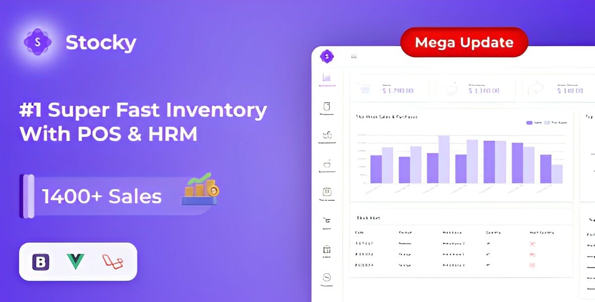 Stocky - POS with Inventory Management & HRM