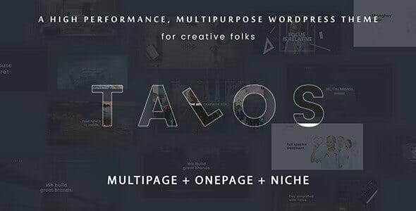 Talos - Creative Multipurpose WordPress Theme