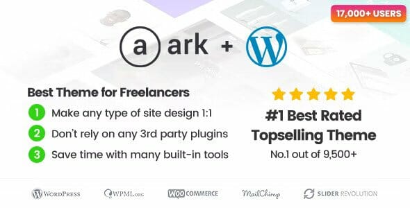 The Ark WordPress Theme made for Freelancers