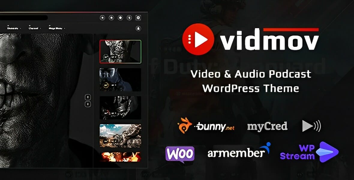 VidMov - Video WordPress Theme